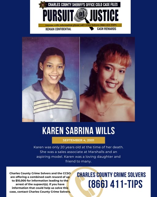 Charles County Sheriff’s Office Seeks Public’s Help in 2001 Homicide Case